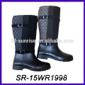 women high heel boot new pu upper rain boot